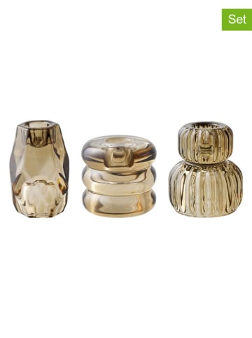 House Nordic Świeczniki (3 szt.) w kolorze jasnobrązowym