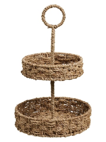 House Nordic Etażerka "Rifbjerg" w kolorze beżowym - wys. 40,5 x Ø 25 cm