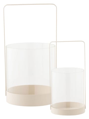 House Nordic Świeczniki (2 szt.) w kolorze beżowym