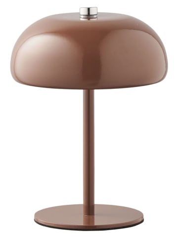 House Nordic Led-tafellamp "Margate" lichtbruin - (H)18 x Ø 13 cm