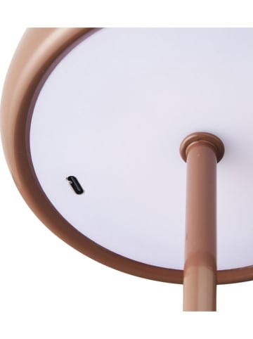 House Nordic Led-tafellamp "Margate" lichtbruin - (H)18 x Ø 13 cm