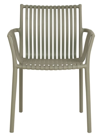 House Nordic 4-delige set: tuinstoelen "Tulsa" groen - (B)59,5 x (H)82,5 x (D)56,5 cm