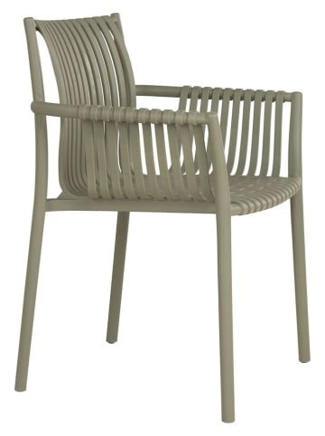 House Nordic Krzesła ogrodowe (4 szt.) "Tulsa" w kolorze zielonym - 59,5 x 82,5 x 56,5 cm