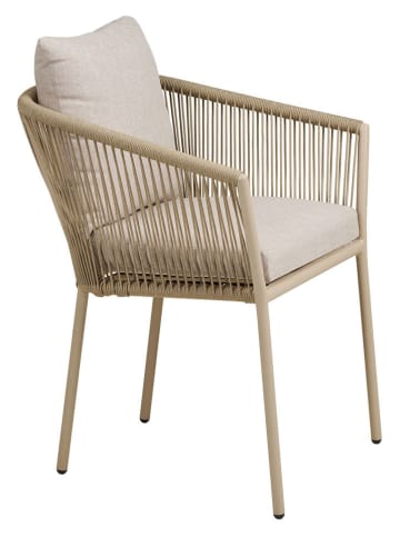 House Nordic 4er-Set: Esszimmerstühle "Salerno" in Creme/ Beige - (B)61 x (H)78 x (T)60 cm