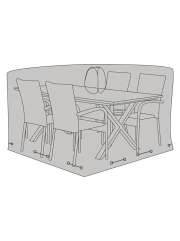 House Nordic Gartenmöbel-Abdeckung in Schwarz - (B)180 x (H)95 x (T)155 cm