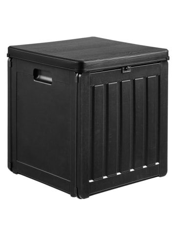 House Nordic Kissenbox "Sobra" in Schwarz - (B)42,8 x (H)46,4 x (T)42,8 cm
