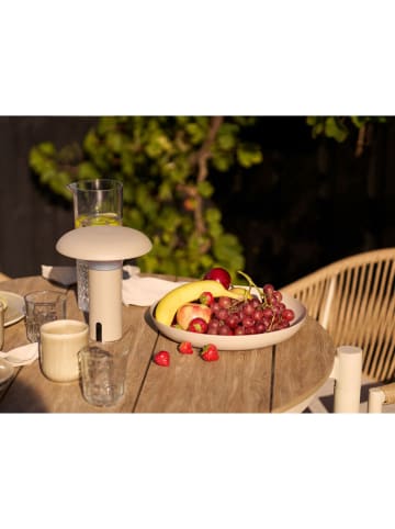 House Nordic LED-Tischleuchte "Ramsey" in Beige - (H)21,5 x Ø 18 cm