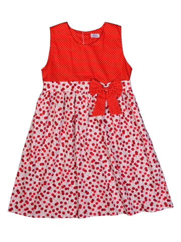 Deux ans de vacances Kleid in Rot/ Rosa