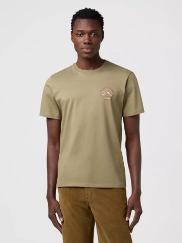 Wrangler Koszulka w kolorze khaki