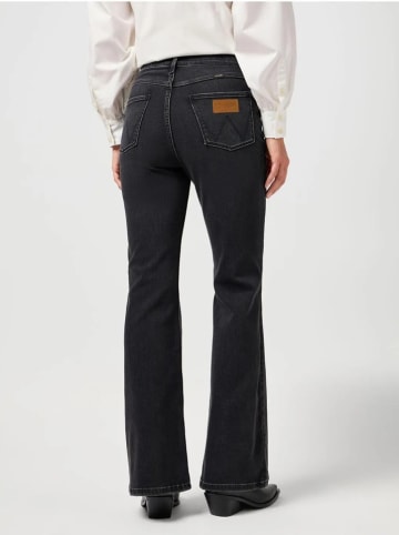 Wrangler Spijkerbroek - flared fit - zwart
