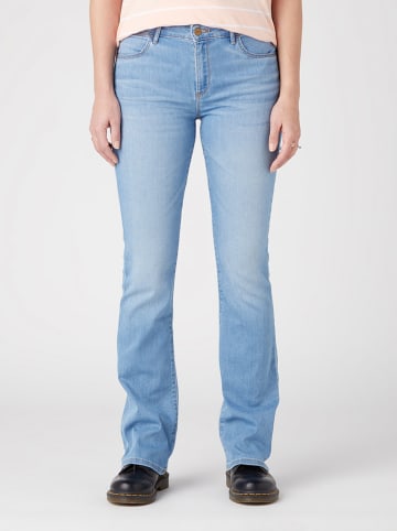 Wrangler Dżinsy "Brooklyn" - Bootcut fit - w kolorze błękitnym