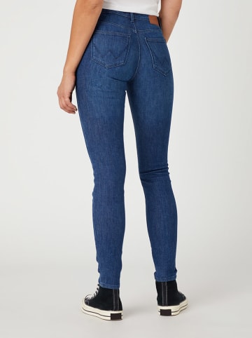Wrangler Dżinsy "Good life" - Skinny fit - w kolorze granatowym