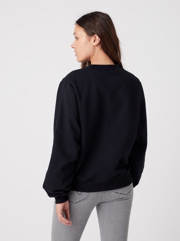Wrangler Sweatshirt in Schwarz