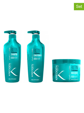 Kreogen 3-delige haarverzorgingsset "Kreogen Biotin"