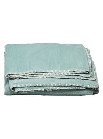 David Fussenegger Woon- & slaapdeken "Prato - Uni" turquoise