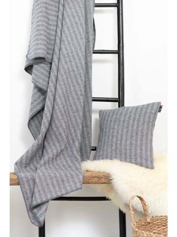 David Fussenegger Poszewka "Herringbone" w kolorze antracytowo-szarym na poduszkę