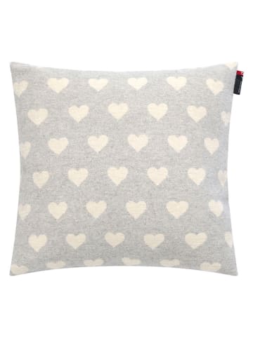 David Fussenegger Poszewka "Hearts" w kolorze jasnoszaro-kremowym na poduszkę