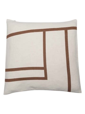 David Fussenegger Poszewka w kolorze kremowo-jasnobrązowym na poduszkę