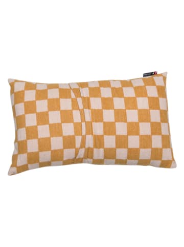 David Fussenegger Kissenhülle "Silvretta - Schachbrett" in Gelb