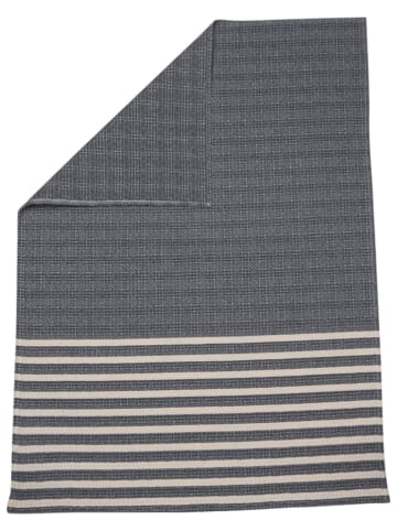 David Fussenegger Waffeldecke "Mare - Streifen" in Grau