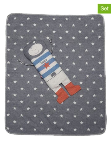 David Fussenegger 2-częściowy zestaw w kolorze szaro-kremowym