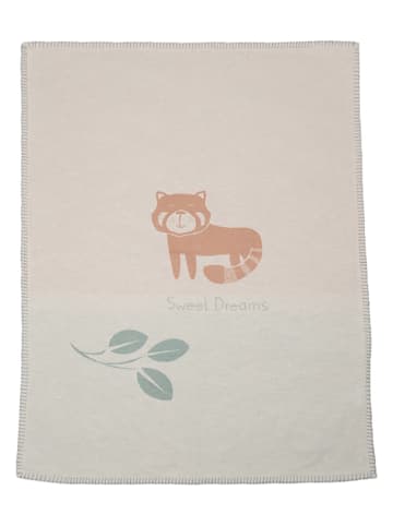 David Fussenegger Kocyk "Lili - Rote Pandas" w kolorze kremowo-jasnobrązowym