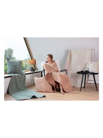 David Fussenegger Kissenhülle "Deco - Bogen" in Rosa/ Hellbraun