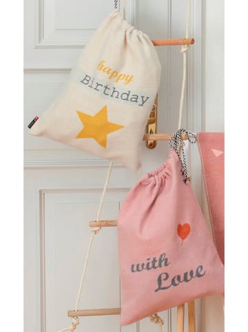 David Fussenegger Beutel "With Love" in Rosa