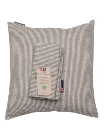 David Fussenegger Poszewki (2 szt.) "Nice - Pinstripes" w kolorze szarym na poduszkę