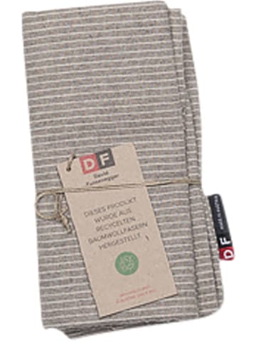 David Fussenegger Poszewki (2 szt.) "Nice - Pinstripes" w kolorze szarym na poduszkę