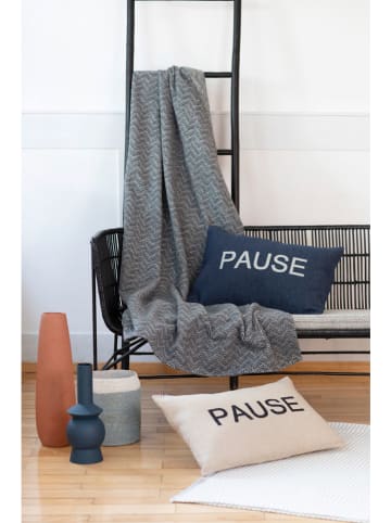 David Fussenegger Pled "Velvet - Herringbone" w kolorze antracytowym