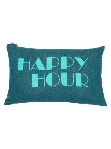 David Fussenegger Poszewka "Nova - Happy Hour" w kolorze turkusowym na poduszkę