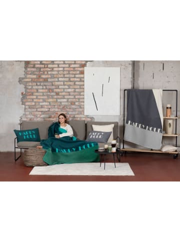 David Fussenegger Kissenhülle "Nova - Happy Hour" in Grau/ Weiß