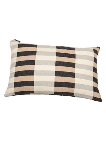 David Fussenegger Kissenhülle "Nova - Stäbchen" in Beige/ Schwarz