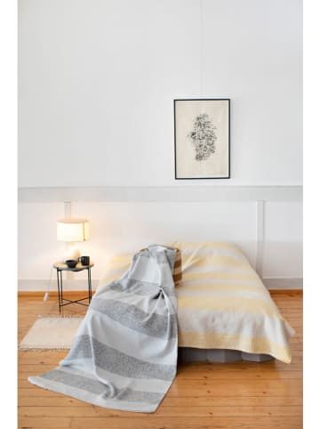 David Fussenegger Narzuta "Riva - Block Stripes" w kolorze beżowo-kremowym