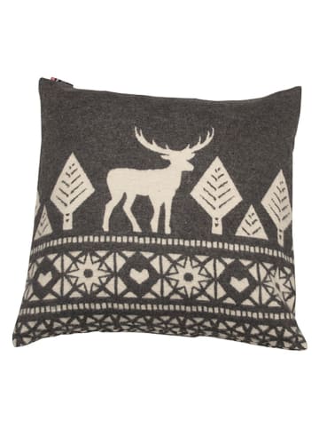 David Fussenegger Poszewka w kolorze kremowo-szarym na poduszkę