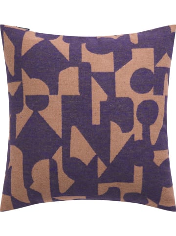 David Fussenegger Poszewka "Silvretta - Abstrakt" w kolorze beżowo-fioletowym na poduszkę