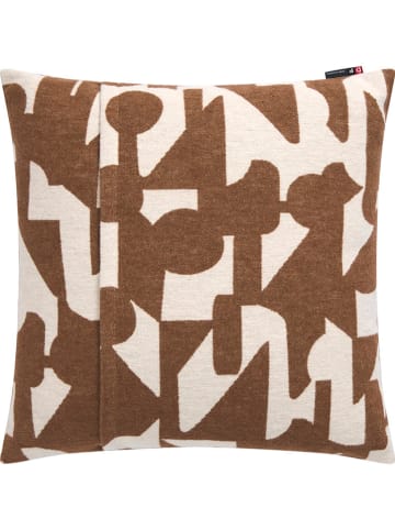 David Fussenegger Poszewka "Silvretta - Abstrakt" w kolorze kremowo-jasnobrązowym na poduszkę