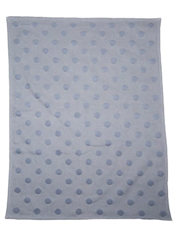 David Fussenegger Bawełniany kocyk w kolorze niebieskim