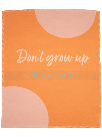David Fussenegger Baby- & Kinderdecke "Lili - Dont Grow Up" in Orange
