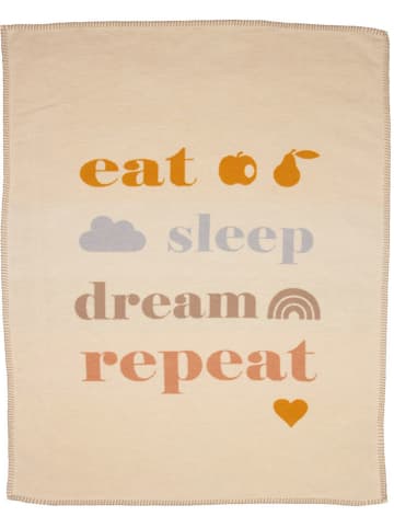 David Fussenegger Kocyk "Lena" w kolorze kremowo-pomarańczowym