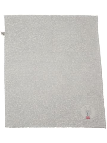 David Fussenegger Baumwolldecke "Teddy - Bär" in Hellgrau