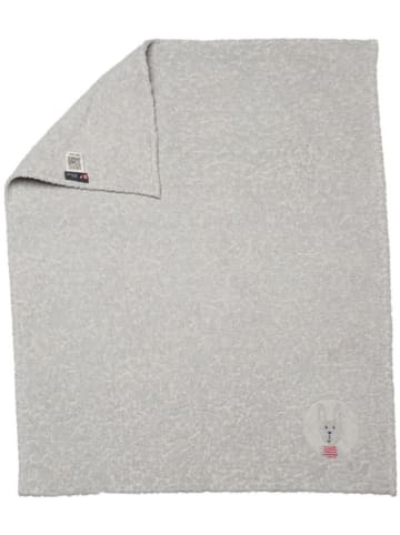 David Fussenegger Bawełniany kocyk w kolorze jasnoszarym