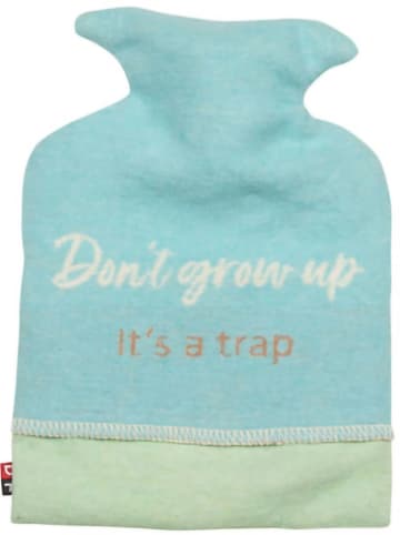 David Fussenegger Kinderwärmflasche "Don't Grow Up" in Türkis