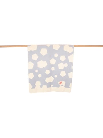 David Fussenegger Kocyk w kolorze błękitno-kremowym