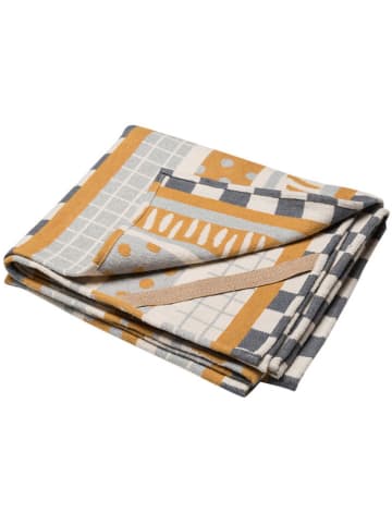 David Fussenegger Spieldecke "Nova - Mustermix" in Gelb/ Grau