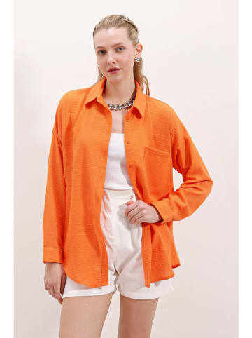 trendyol Koszula w kolorze pomarańczowym
