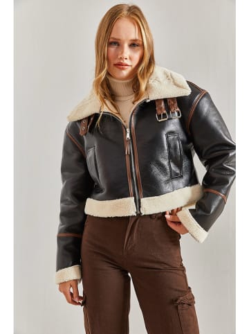 Bianco Lucci Kurtka przejściowa w kolorze czarnym