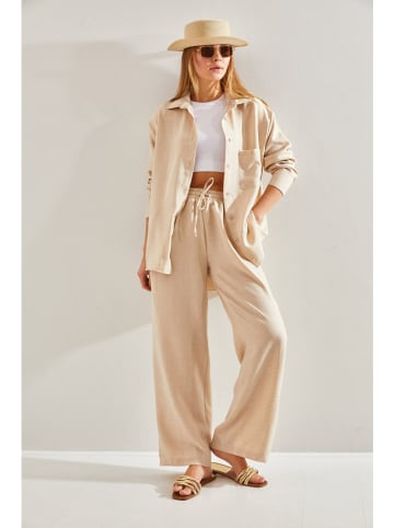 Bianco Lucci 2tlg. Outfit in Beige