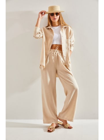 Bianco Lucci 2-częściowy zestaw w kolorze beżowym